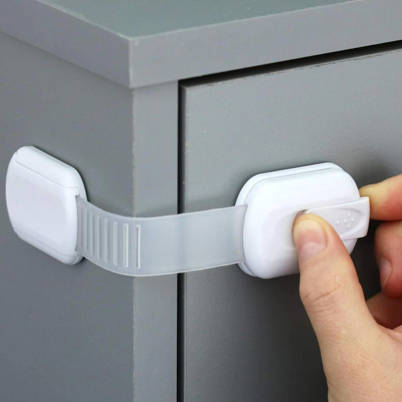 Multi functional children's drawer safety lock, kitchen cabinet, toilet, refrigerator, baby protective lock, anti pinch hand buc - TrendTrove
