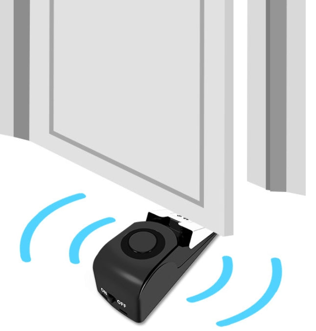 Door stop door stop door stop alarm home store business trip accommodation travel home smart door stop anti theft alarm - TrendTrove