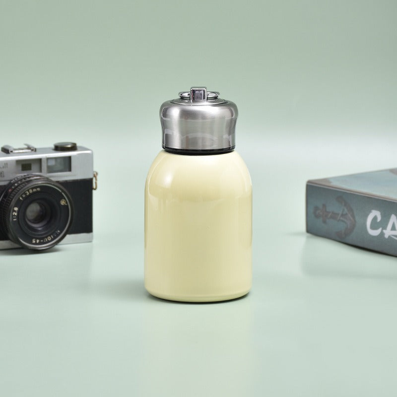 Mini 304 stainless steel chubby thermos cup double layer vacuum portable portable pocket cup gift cup - TrendTrove