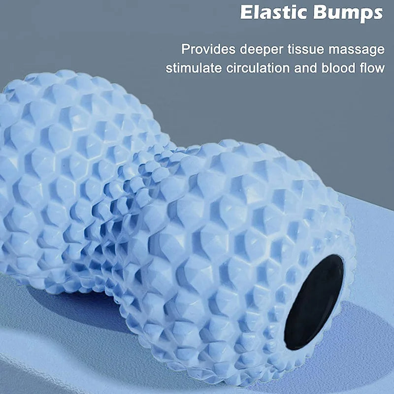 EVA Peanut Massage Ball Double Lacrosse Massage Ball Mobility Ball for Physical Therapy Deep Tissue Massage Tool Back Hand Foot - TrendTrove