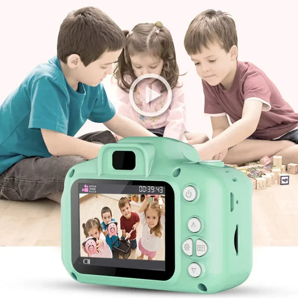 Mini Children Camera X2 Digital Vintage Camera Educational Toys Kids Projection Video Camera Outdoor Photography Toy Gifts - TrendTrove