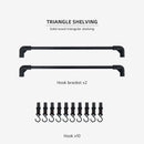 Outdoor camping folding shelf camping car drying rack drying net drying rack storage rack - TrendTrove