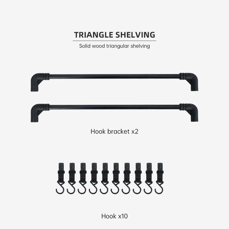 Outdoor camping folding shelf camping car drying rack drying net drying rack storage rack - TrendTrove