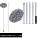 Aluminum alloy splicing circular dust collector, dust collector, ceiling cleaning tool, circular dust collector - TrendTrove