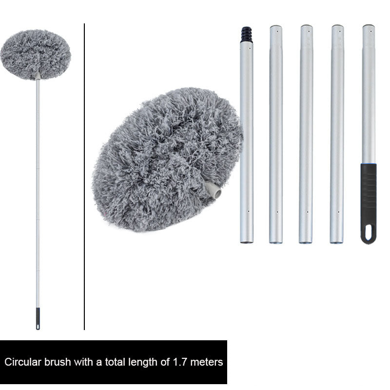 Aluminum alloy splicing circular dust collector, dust collector, ceiling cleaning tool, circular dust collector - TrendTrove