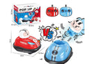 Children's cartoon mini remote control bumper car two player battle drifting catapult kart boy toy