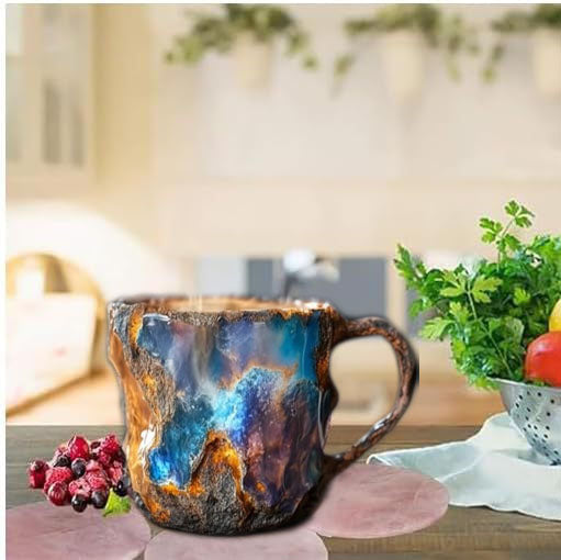 Imitation mineral resin crystal coffee cup - TrendTrove