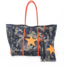 Tote Neoprene Beach Bag New Women Waterproof Handbag Luxury Summer Large-capacity Shoulder Bag Ladies Bag Multipurpose Bag