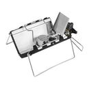 Portable Folding Mini Cassette Stove Windproof 2600W Camping Gas Stove Foldable Burner Boiled Water Stove For Camping Supplies - TrendTrove