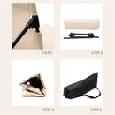 Foldable Camping Chair Outdoor Garden Park Single Lazy Chair Backrest Cushion Picnic Camping Folding Back Chair Beach Chairs - TrendTrove