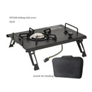 Camping Gas Stove Foldable IGT Gas Stove 4000W Stainless Steel Camping Table Stove Portable Outdoor Picnic Desktop Furnace - TrendTrove