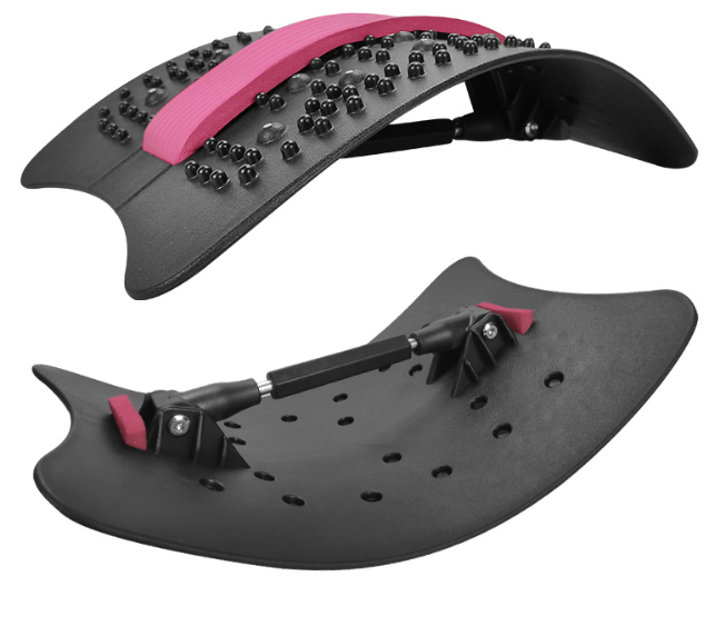 124 Freely Adjustable Back Stretch Equipment Massager Stretching Device - TrendTrove