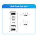 Fast charging mobile phone charger standard PD55W QC3.0+PD25W 3PD+3USB travel charging head - TrendTrove