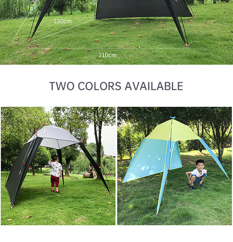 Pop Up Beach Tent Sun Shade Shelter Anti-UV Shelter Fully Automatic Folding Camping Tent - TrendTrove