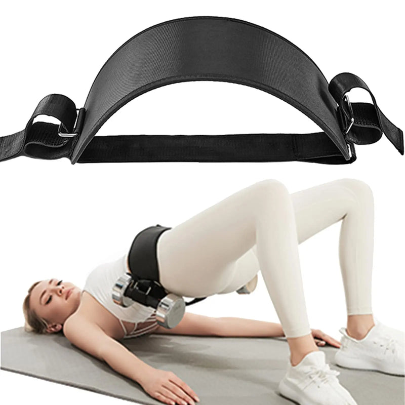 Cintura di spinta dell'anca Glute Bridge Pad Workout con manubri Kettlebells per squat Lunges Bridges Dips Training Home Gym Equipment - TrendTrove