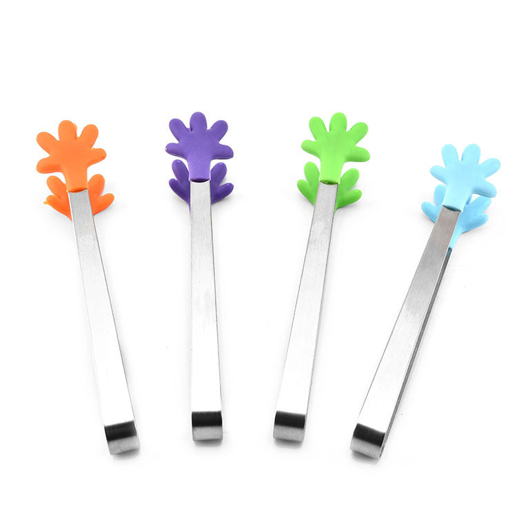 Kitchen Gadgets Silicone Food Clips Ice Clips Stainless Steel Mini Food Clips Food Clips