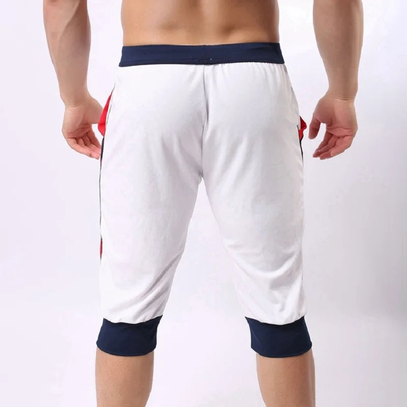 XXL  Brand Men Shorts Cotton Beach Boxer Sexy Wear Baseball capri Designer Shorts New Trunks FX1023