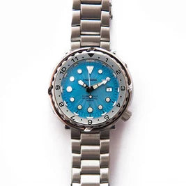 Proxima Mens Diver Watch Tuna Military Automatic Watches Mechanical Wristwatch 30Bar Waterproof Sapphire C3 Luminous NH35 Green