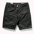 2021 Summer New Europe and America Style Woven Casual Shorts Men's Fashion Retro Pure Cotton Washed Old Sports Knee Length Pants