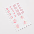 Sanuxc Toe Nail Sticker Self Adhesive Nail Polish Sticker Plain Stickers Nail Decoration Minimalist Nail Wraps Full Cover