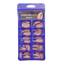 Fake Nails 100PCS Claw Shape Full Cover Wearable DisassemblyGlossy Pure White Red Orange Natural False Nails Tips