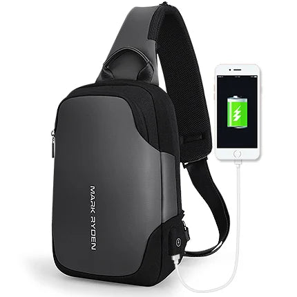 Mark Ryden New Anti-thief Crossbody Bag Waterproof Men Sling Bag Fit 9.7 inch Ipad Fashion Shoulder Bag