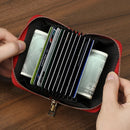 Brand Designer Leather Organizer Credit Card Holder Women Business Cards Holder 2023 Ladies Minimalist Travel Card Bag Wallets