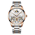AILANG Original Design men's Double Flywheel Automatic Mechanical Watch Fashion Leisure Business Luxury Clock