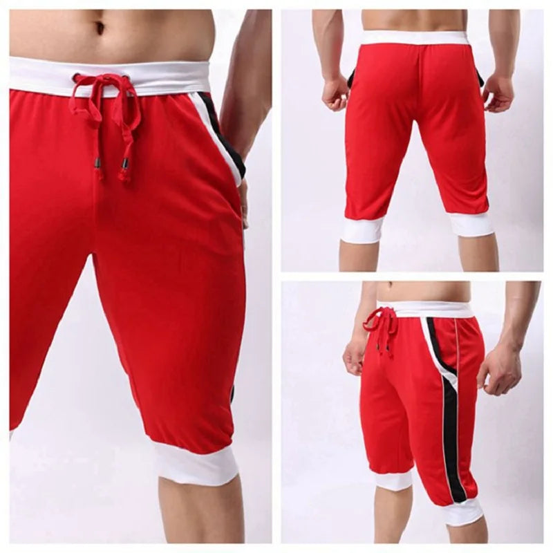 XXL  Brand Men Shorts Cotton Beach Boxer Sexy Wear Baseball capri Designer Shorts New Trunks FX1023
