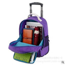 18 Inch Wheeled Backpacks for Laptop Waterproof Travel Trolley Backpack Large Capacity Men Trolley Bags Luggage Carry-on Bags