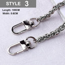 100cm DIY Women Metal Bags Strap Chain Stainless Steel Bag Belt For Crossbody Girl Detachable Shoulder Accessories Handbag Strap