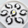 QSTY 7pairs 15-25mm 3D Mink Lashes Natural Long False Eyelashes Dramatic Volume Fake eye Lash Makeup for eyelashe extension