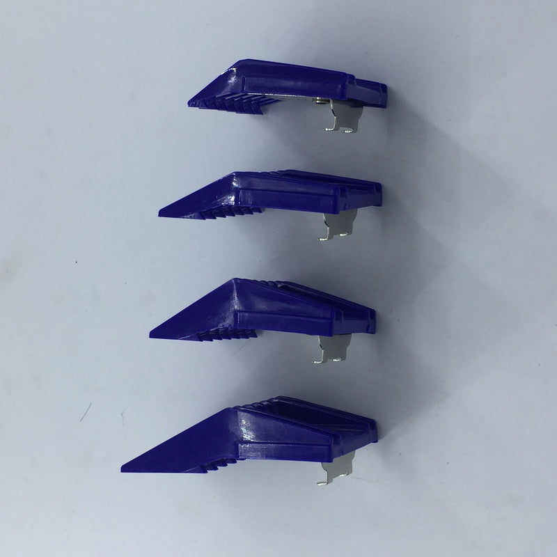 Juego de 4 cuchillas para cortadora de mascotas, guía de accesorios, peine de tamaño estándar, compatible con cuchillas Oster A5.