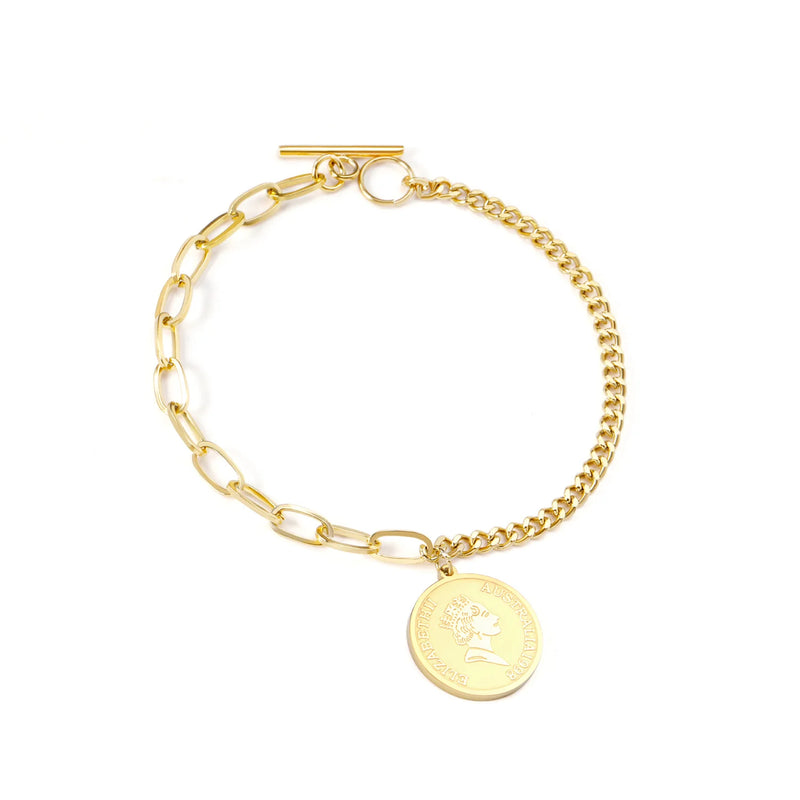 LUXUSTEEL Stainless Steel Blue Evil Eye Crystal Pendants Bracelet for Women Cuban Link Chain Bracelet Bling Fashion Jewelry Gift