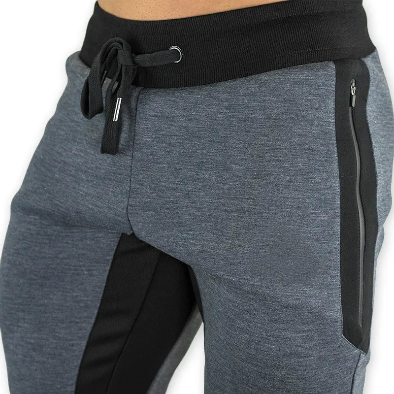 Men's Cotton Casual shorts 3/4 Jogger Capri Pants Breathable Below Knee Short Pants with Three Pockets