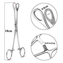 1pc Surgical Steel Tweezers for Catch Bar Grasp Clamp Plier Professional Clip Hold Pole Balls Forceps Body Piercing Jewelry Tool