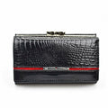 Small Women's Wallet and Purse Genuine Leather Luxury Female Luxury Clutch Coin Purse Lady's Card Holder Money Bags