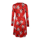 Christmas Mini Dresses For Women Fashion Christmas Trees Print Long Sleeve Loose Dress 2022 New Year Autumn Ladies Party Dress