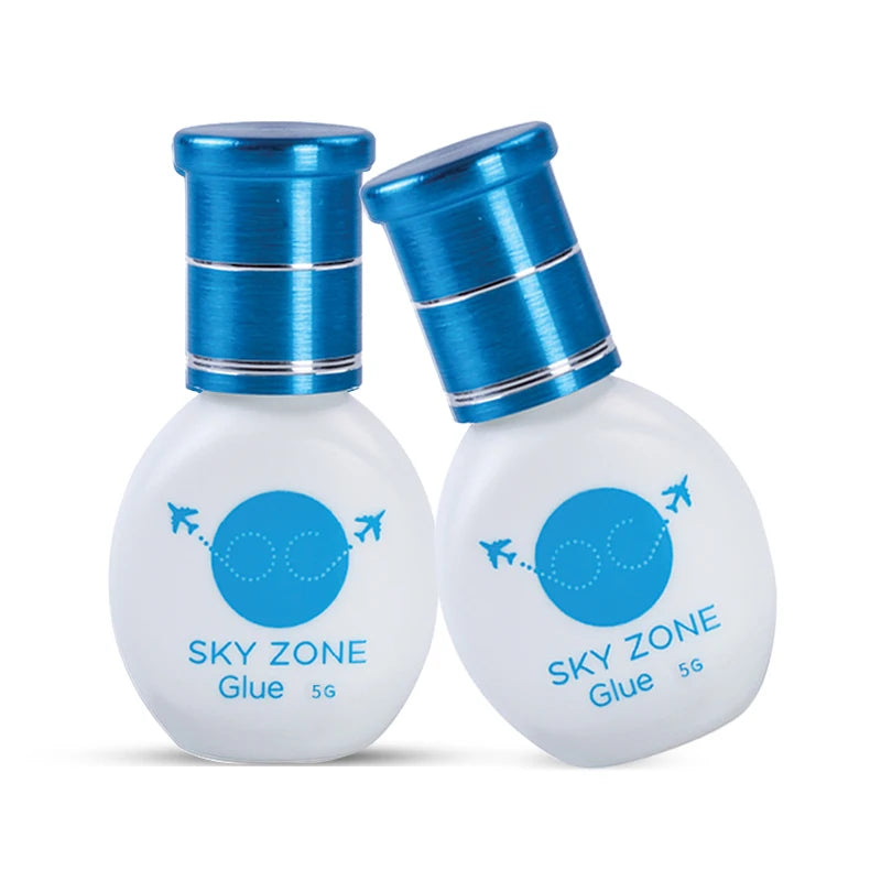 10 bottles Sky Zone Glue Eyelash Extensions Glue 1-2s dry time Fastest Strongest Lash Glue 5ml Most Powerful keep 6-7weeks
