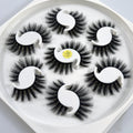 QSTY 7pairs 15-25mm 3D Mink Lashes Natural Long False Eyelashes Dramatic Volume Fake eye Lash Makeup for eyelashe extension