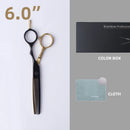 Brainbow 5.5' /6.0' Professional Hair Scissors Japan Hairdressing Barber Scissors Thinning Cutting Shears Haircut Hair Style