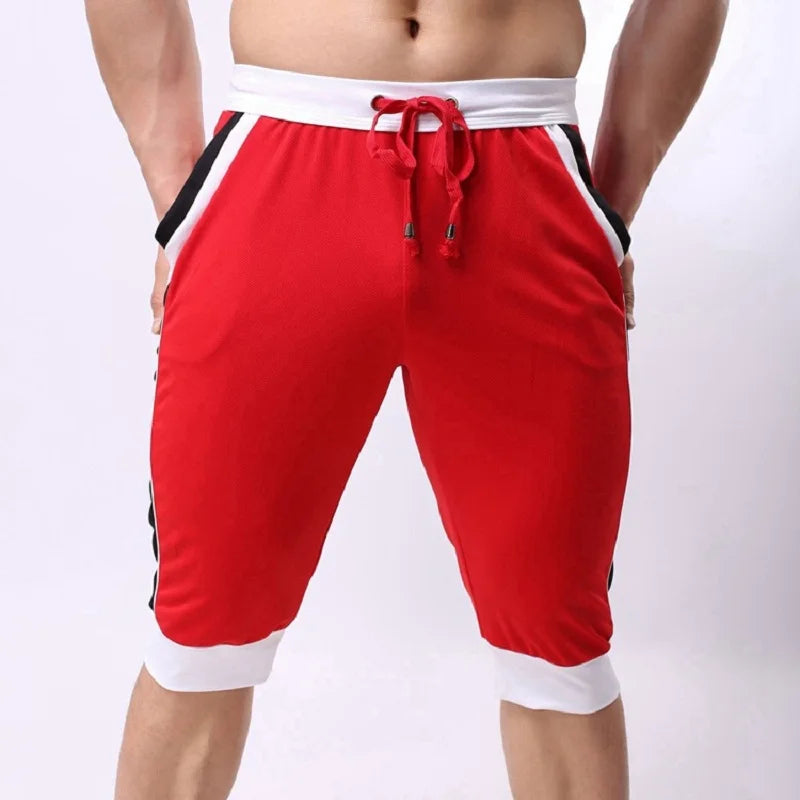 XXL  Brand Men Shorts Cotton Beach Boxer Sexy Wear Baseball capri Designer Shorts New Trunks FX1023