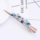 Flower Rhinestone Women Hair Accessories  Beautiful Floral Hair Clip Girls Hair Pins Sweet Wedding Headwear Crystal Barrette