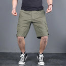 2024 Men's Cargo Shorts Summer Tactical Joggers Shorts Men Loose Work Casual Cotton Short Pants Man Clothing Plus Size 4XL
