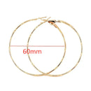 4-8CM Exaggerated Big Smooth Circle Hoop Earrings  for Women Aros Simple Round Loop Ear Wedding Jewelry Brincos Cool Gift