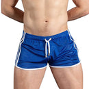 Mens Sport Running Shorts Quick Dry Grid Workout Short Pants 2025 Summer Cool Breathable Mesh Men Beach Swim Shorts Sweatpants