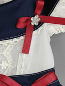 Unique Handmade Dog Clothes Pet Supplies Student Couples Dress Girls School Uniforms Pleated Skirt Boys Navy Sailor Jumpsuit Cat