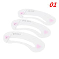 KSHBO 3/24Styles Grooming Eyebrow Stencil Kit Eye Makeup Stencils DIY Beauty Eyebrow Template Stencil For Women Beauty Tools