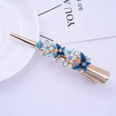 Flower Rhinestone Women Hair Accessories  Beautiful Floral Hair Clip Girls Hair Pins Sweet Wedding Headwear Crystal Barrette