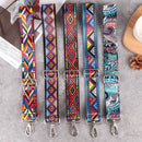 138cm Bag Handle Bag Strap For Women DIY Shoulder Rainbow Handbag Accessories Cross Body Messenger Nylon Belts Bag Straps